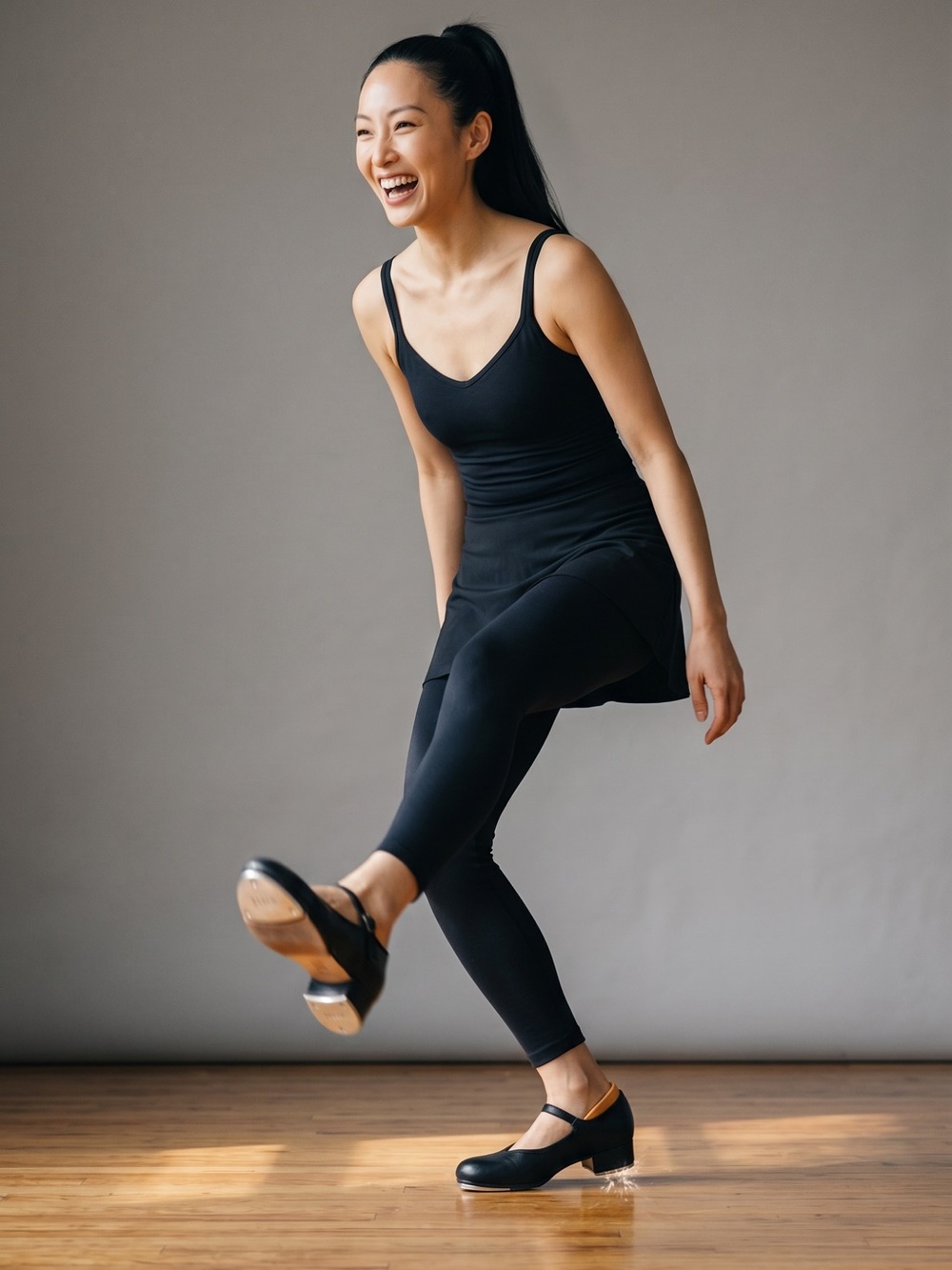 Bloch black Mary Jane techno tap shoes. Size 10 GUC - Picture 14 of 14